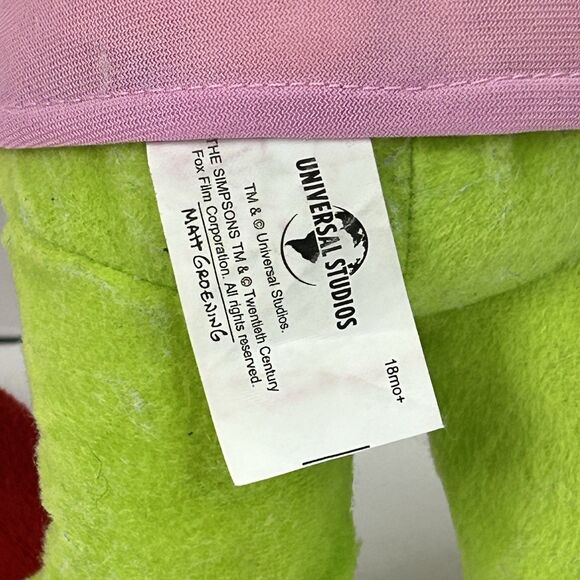 The Simpsons Krusty The Clown Plush Stuffed Toy 12" Universal Studios - Picture 3 of 9